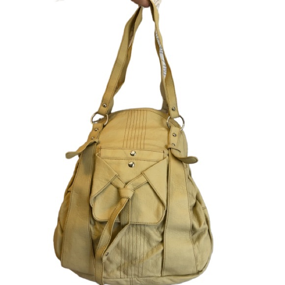 Chinese Laundry Bags Chinese Laundry Pale Yellow Backpack Bag Nwot